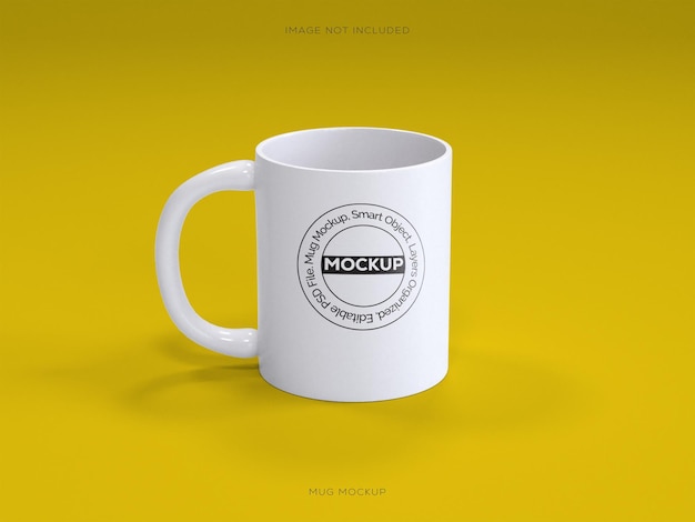 Mockup di tazza bianca