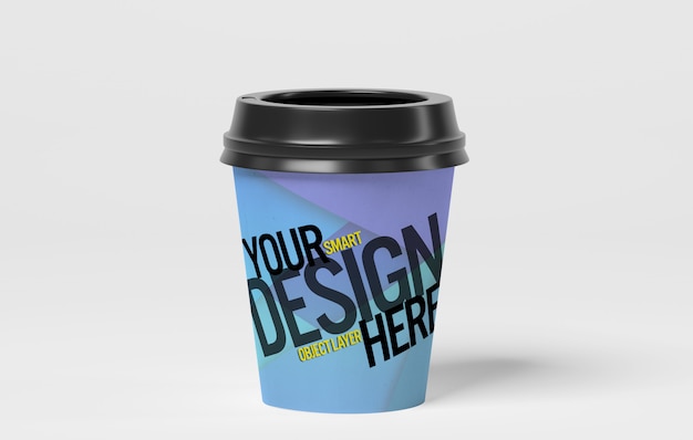 Mockup di tazza di caffè di carta