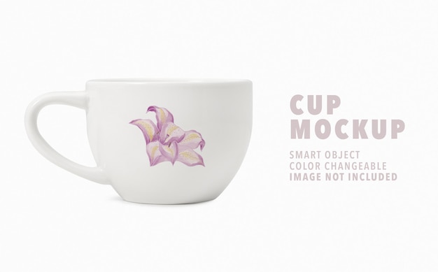 Mockup di tazza di caffè Modello di tazza di tè