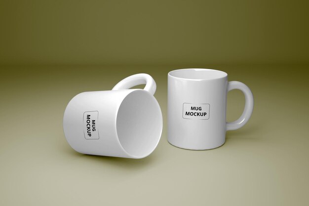 Mockup di tazza di caffè realistico premium psd