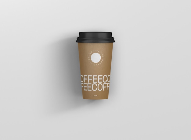 Mockup di tazza elegante per la pausa caffè per le tue creazioni