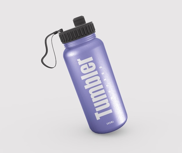 Mockup di tazza in metallo realistico Tumbler