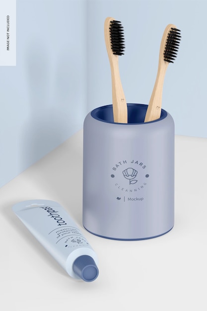 Mockup di tazza multiuso, vista laterale