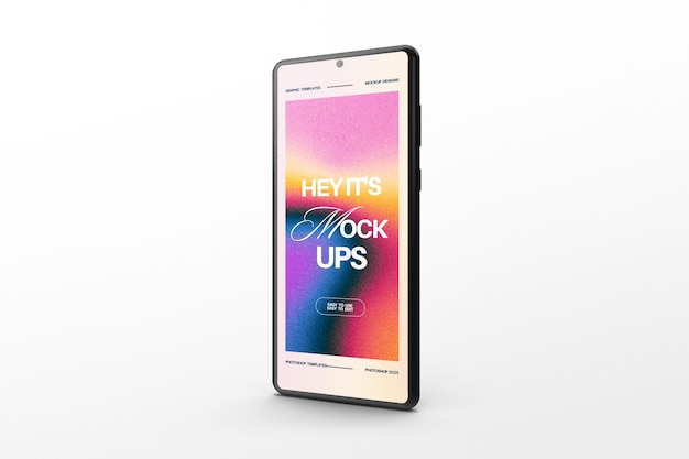 Mockup di telefono realistico di Tech Elegance