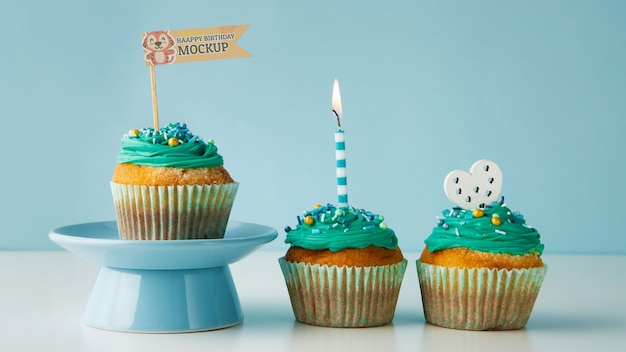 Mockup di topper per torte