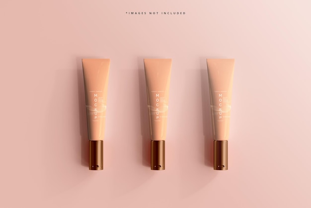 Mockup di tubo crema cosmetica