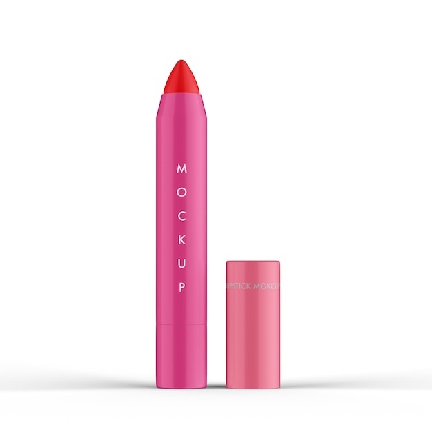 Mockup di tubo per rossetto