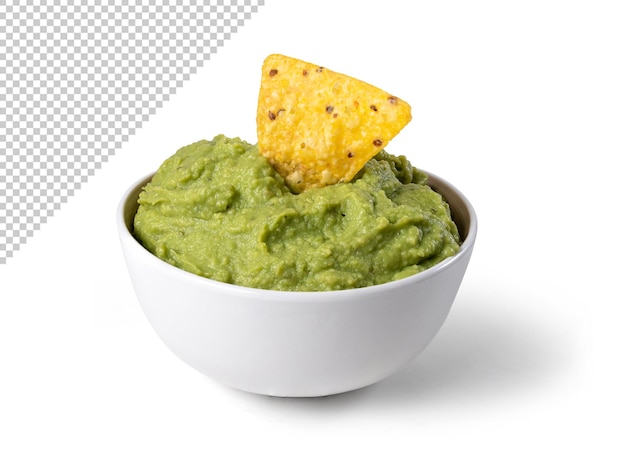 Mockup di una ciotola con guacamole