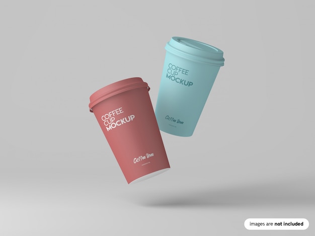 Mockup di una tazza di caffè
