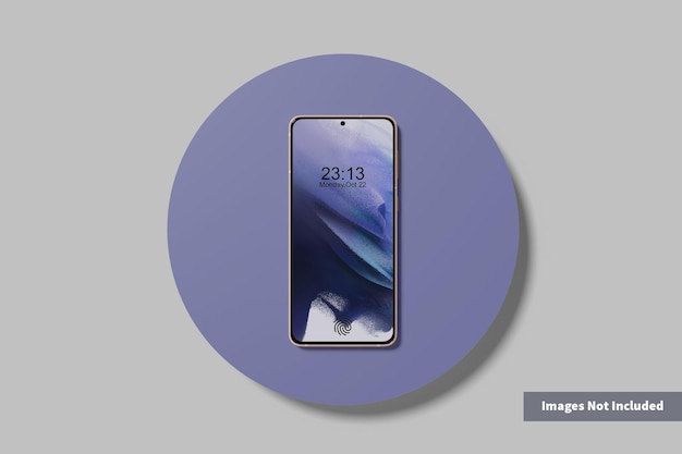 Mockup di uno smartphone