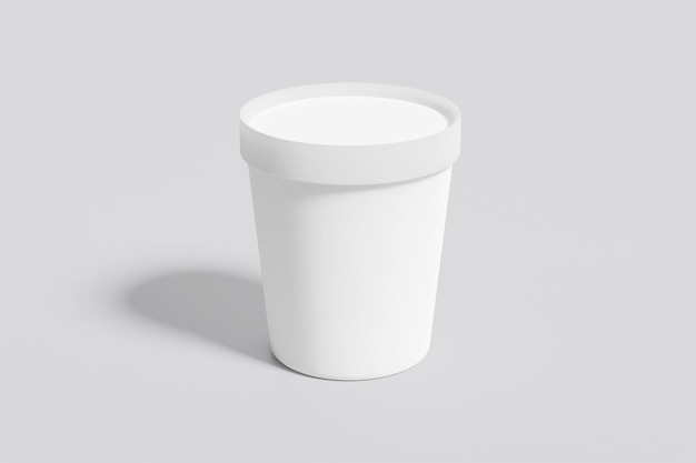 Mockup di vasca per gelato