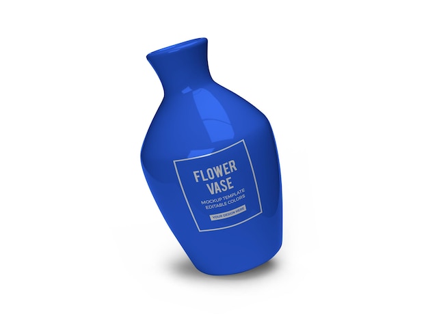 Mockup di vaso di fiori