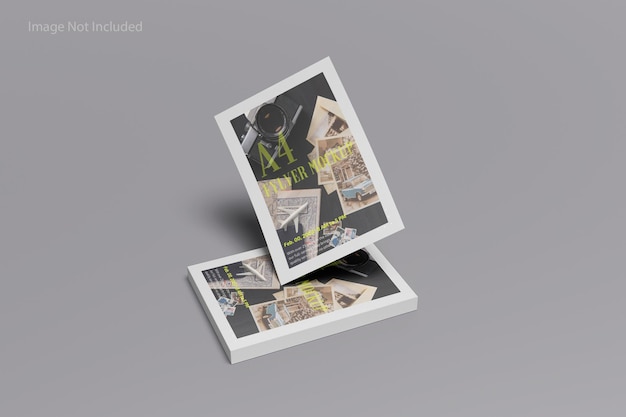 Mockup di volantino creativo