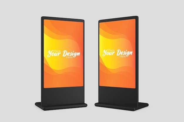 Mockup digitálního stojanu