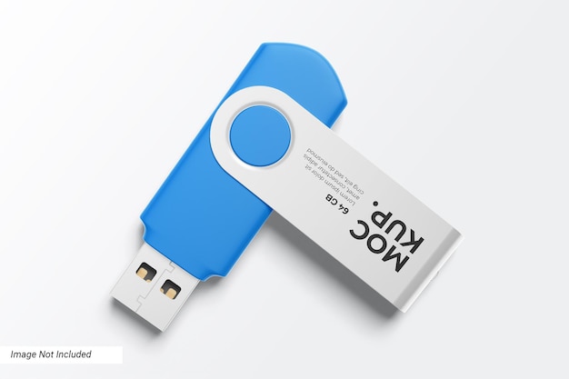 Mockup de disco flash USB