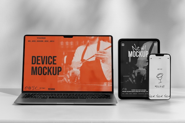 PSD mockup de dispositivo aislado