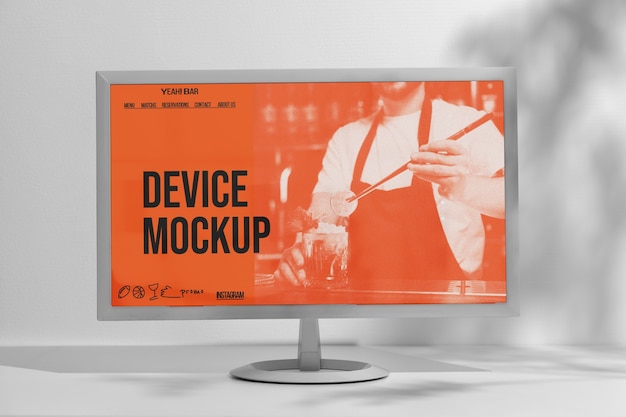 Mockup de dispositivo aislado