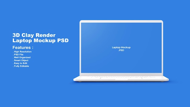 Mockup de dispositivo inteligente renderizado en 3D