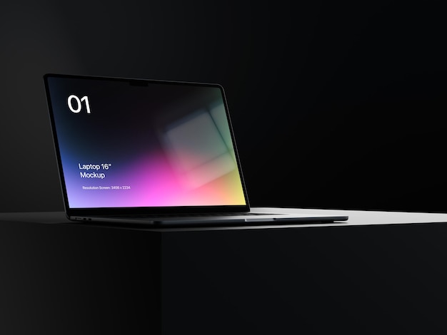 Mockup del dispositivo portátil