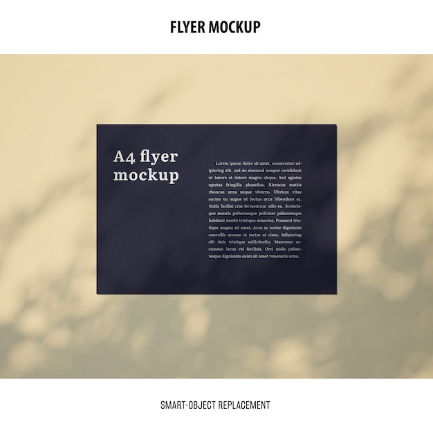Mockup do flyer