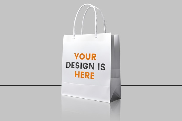 Mockup do saco de papel