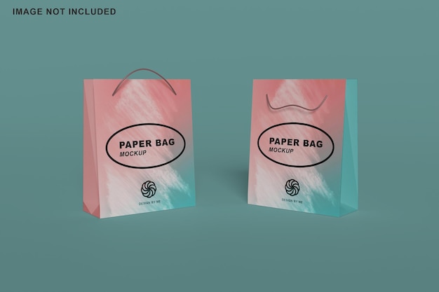 Mockup do saco de papel