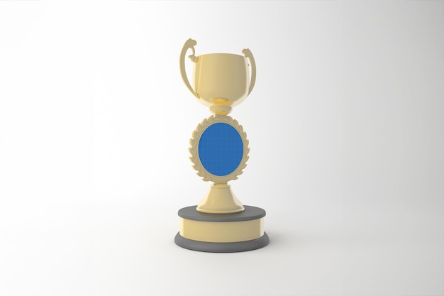Mockup do Troféu do Prêmio