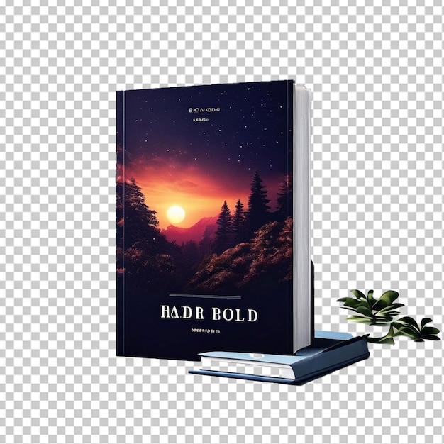 PSD mockup de dos libros apilados