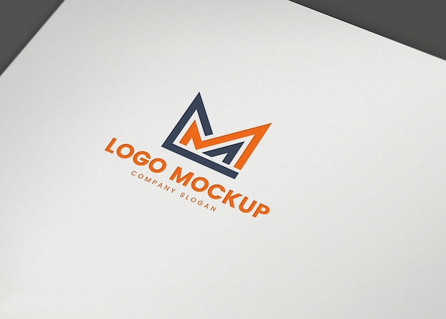 Mockup Du Logo Du Bloc-notes En Papier