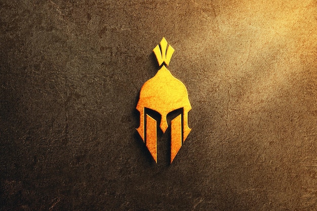 Mockup du logo de style de film