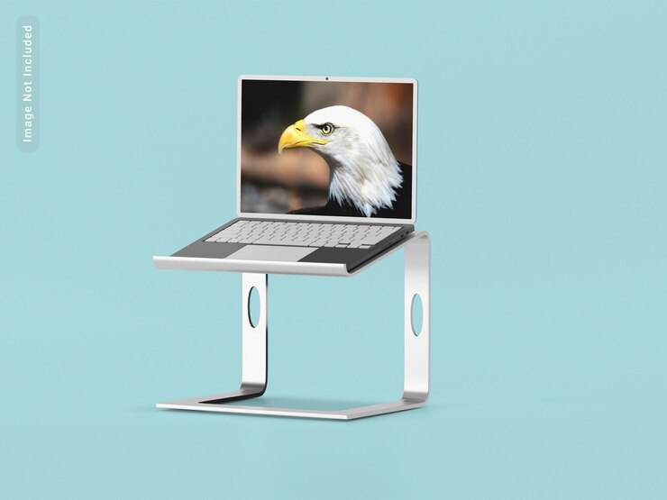 PSD mockup dudukan laptop