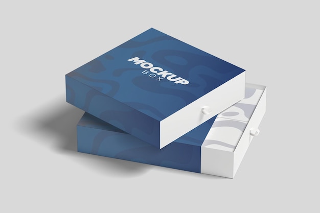 MOCKUP Elegant Gift Box Moderno per il marketing