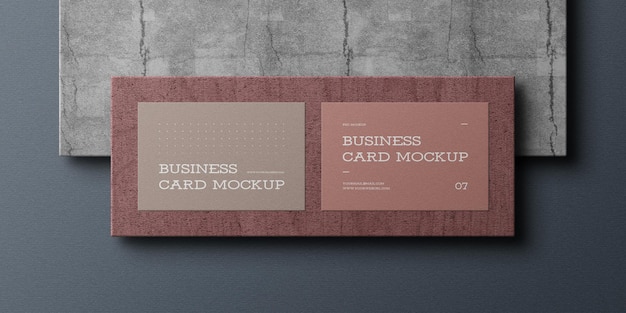 Mockup elegante biglietto da visita