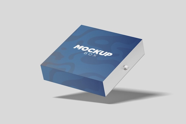 MOCKUP Elegante Geschenkkiste Moderne für das Marketing