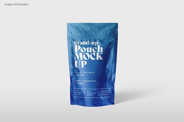 Mockup de embalaje de la bolsa