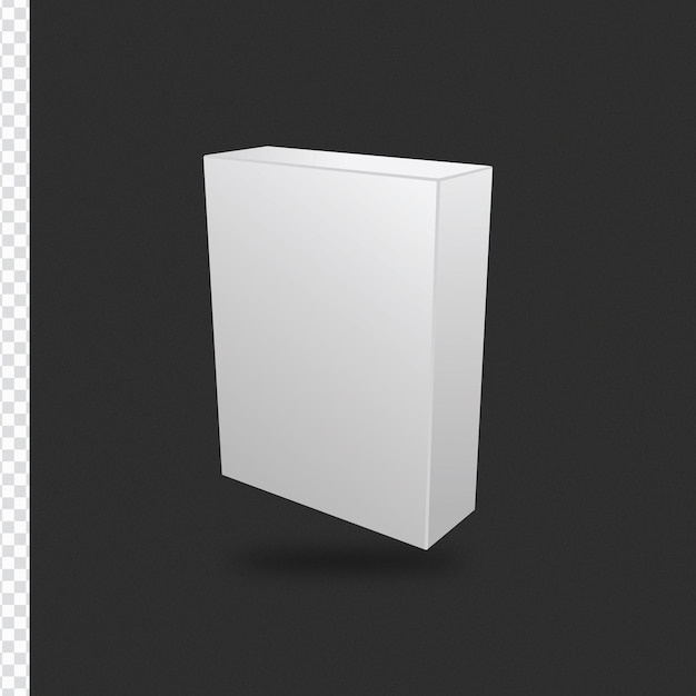Mockup de embalaje de la caja 3d