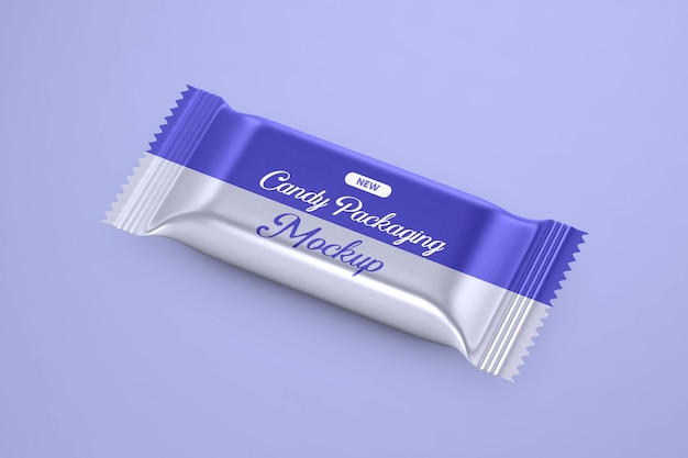 Mockup de embalaje de dulces