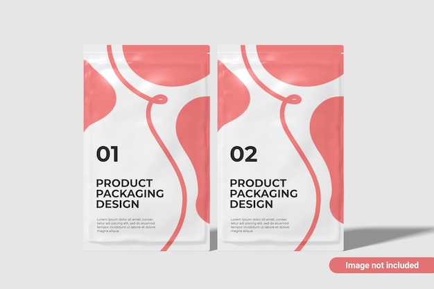 Mockup del embalaje del producto