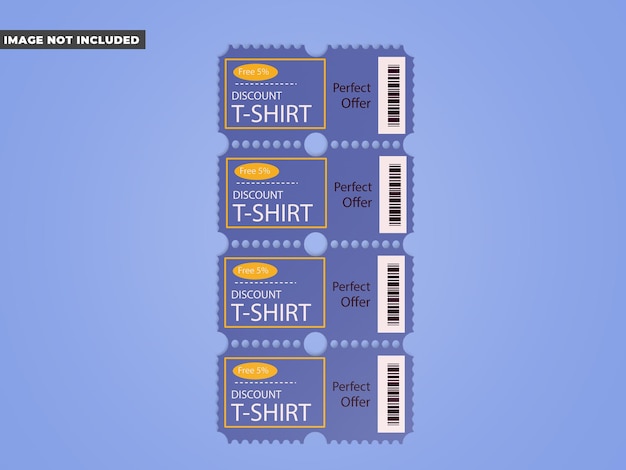 Mockup de las entradas