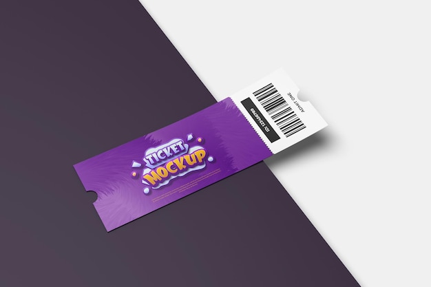 Mockup de las entradas