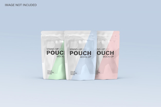 PSD mockup de envase de bolsa