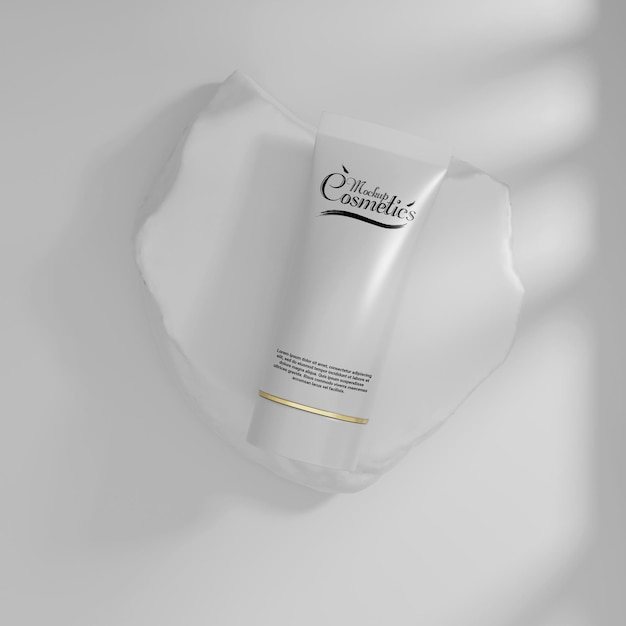 Mockup de envase cosmético