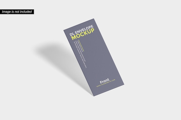 Mockup de la envoltura vertical DL