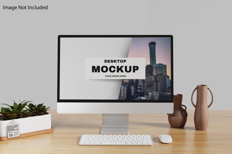 Mockup del escritorio