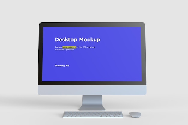 Mockup del escritorio