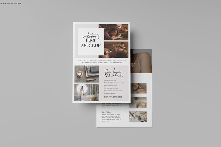 mockup de flyer