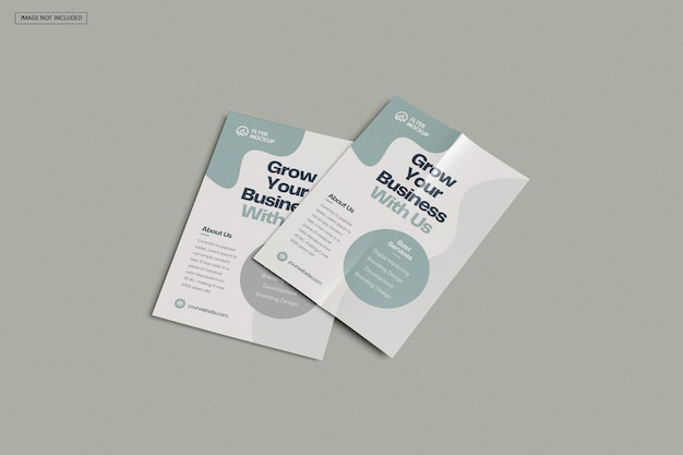 mockup de flyer