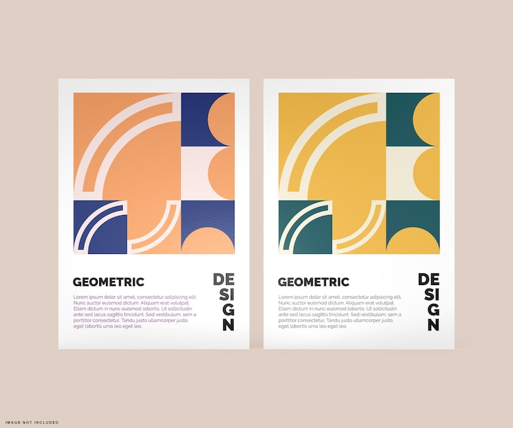 PSD mockup de flyer