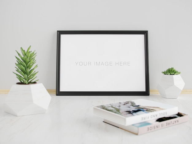 Mockup Frame A4 orizzontale
