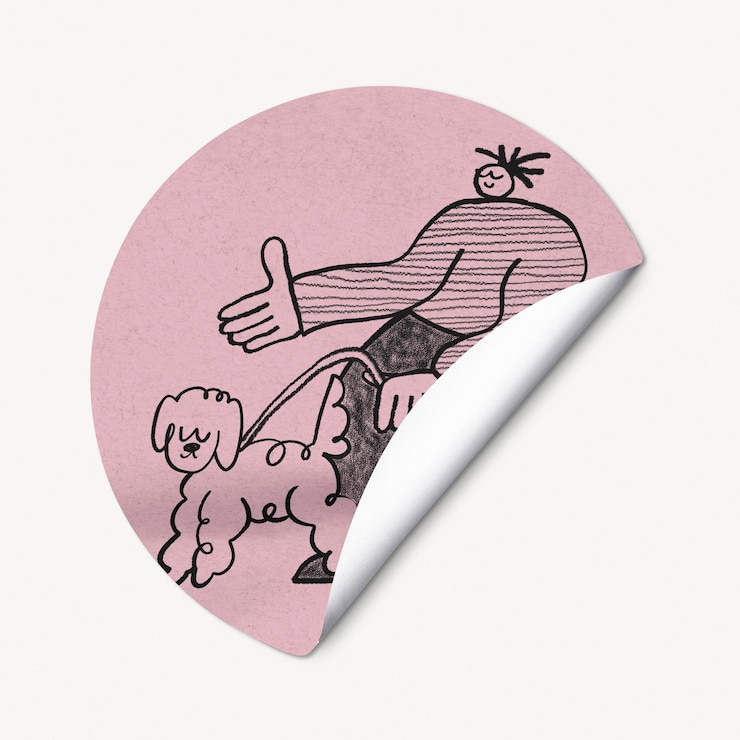 PSD mockup für abzeichen-papier-aufkleber psd